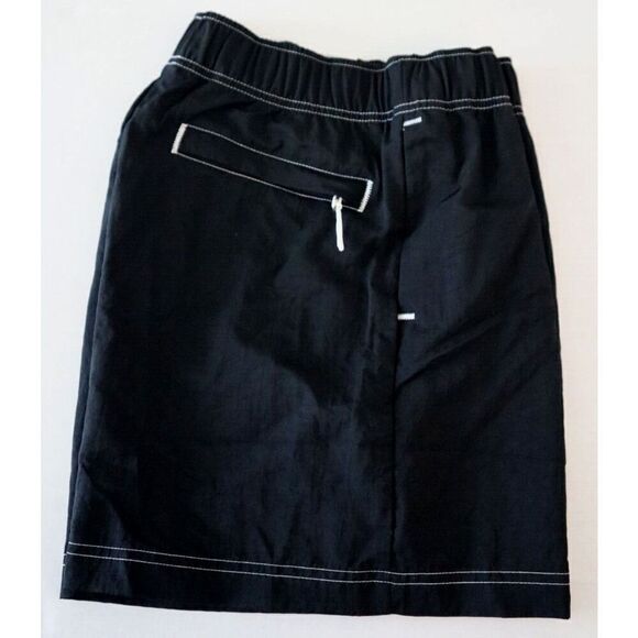 Nike DM6752-010 Women's Sz S Black Swoosh Loose Fit High Rise Athletic Shorts - Picture 7 of 7